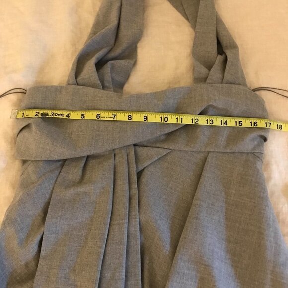 Kaufmanfranco 021 Gray Sheath Halter Dress, EUC! - Picture 8 of 16